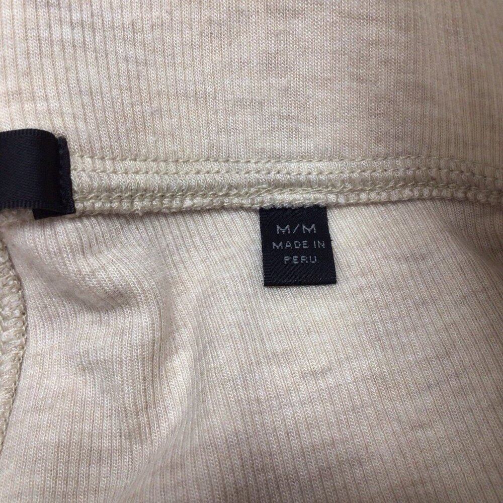 ATM Anthony Thomas Melillo Ribbed Beige Pants Knit Women's Medium NWT $205 - Picture 6 of 13
